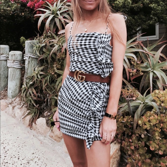 Sabo Skirt Dresses & Skirts - Bnwt Sabo skirt gingham print dress